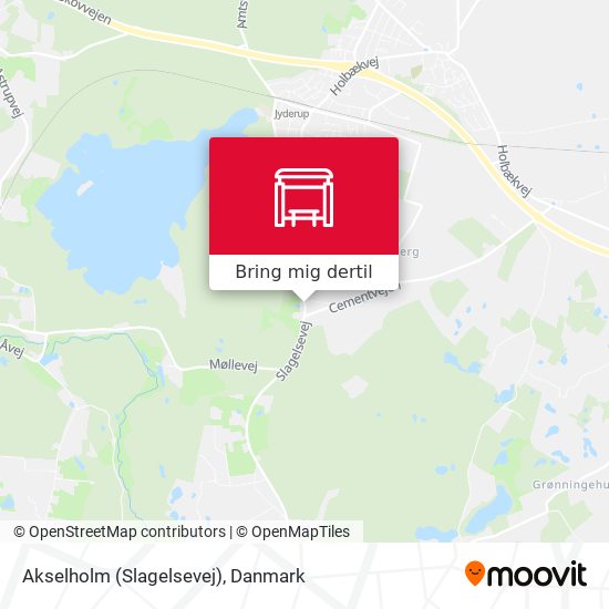 Akselholm (Slagelsevej) kort