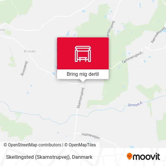 Skellingsted (Skamstrupvej) kort