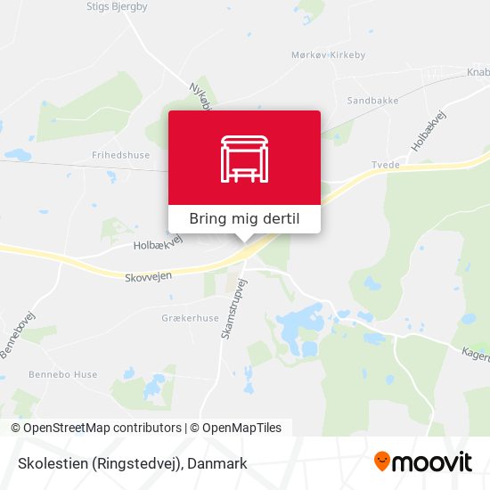 Skolestien (Ringstedvej) kort