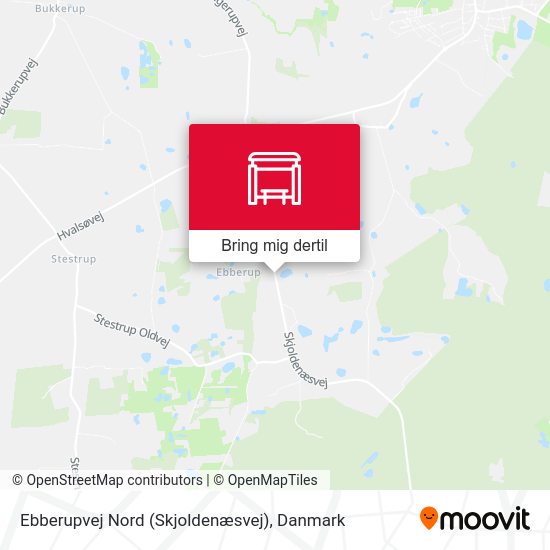Ebberupvej Nord (Skjoldenæsvej) kort