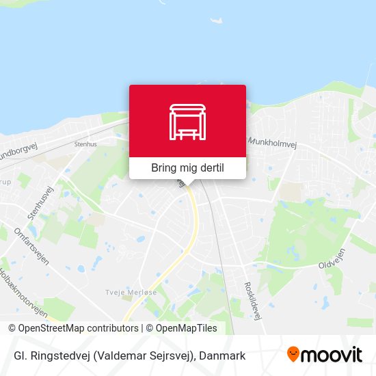 Gl. Ringstedvej (Valdemar Sejrsvej) kort