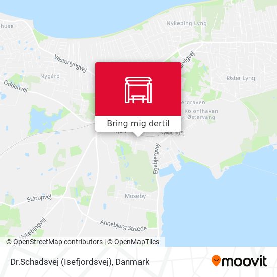 Dr.Schadsvej (Isefjordsvej) kort