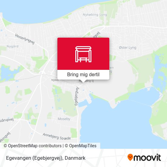 Egevangen (Egebjergvej) kort