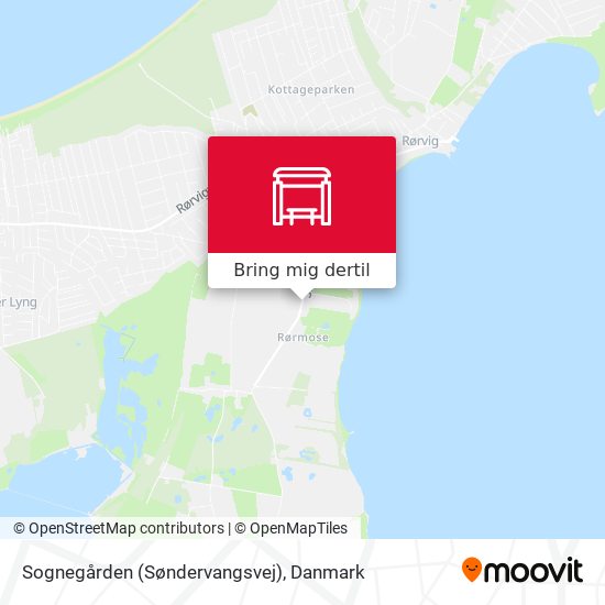 Sognegården (Søndervangsvej) kort