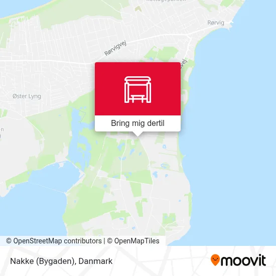 Nakke (Bygaden) kort