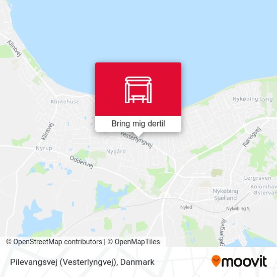 Pilevangsvej (Vesterlyngvej) kort