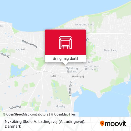 Nykøbing Skole A. Ladingsvej (A Ladingsvej) kort