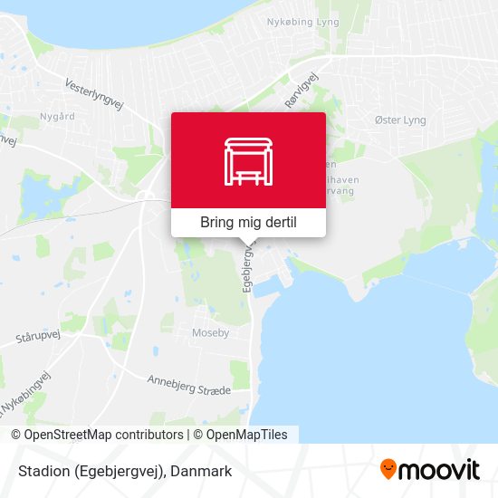 Stadion (Egebjergvej) kort