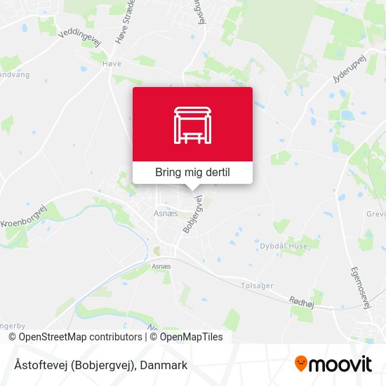 Åstoftevej (Bobjergvej) kort
