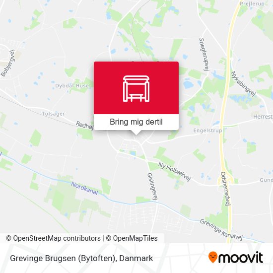 Grevinge Brugsen (Bytoften) kort