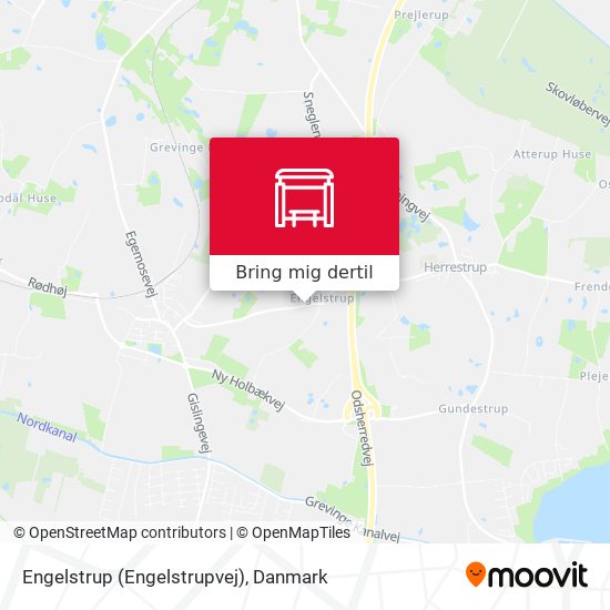 Engelstrup (Engelstrupvej) kort