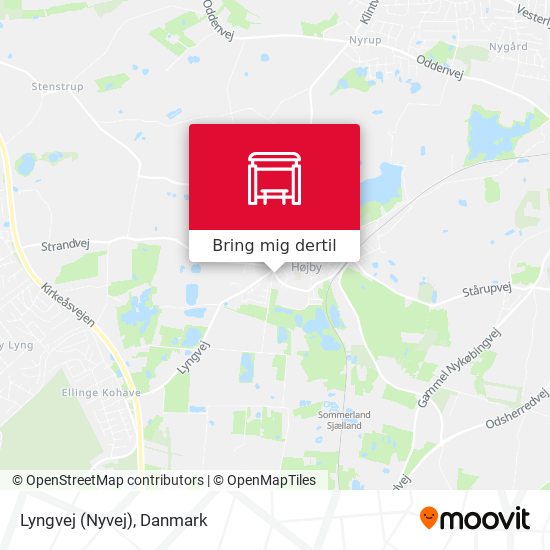 Lyngvej (Nyvej) kort