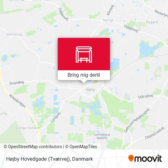Højby Hovedgade (Tværvej) kort