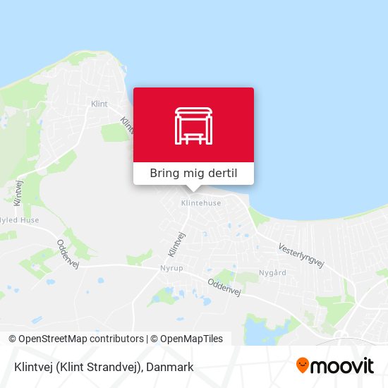 Klintvej (Klint Strandvej) kort