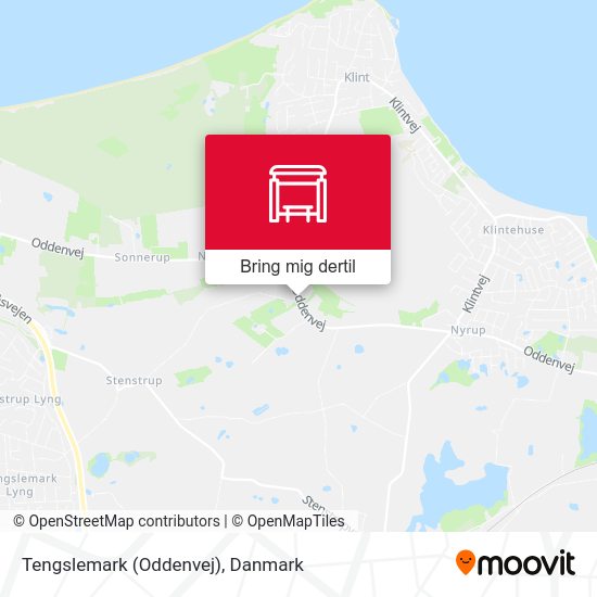 Tengslemark (Oddenvej) kort