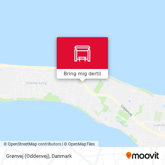 Grønvej (Oddenvej) kort