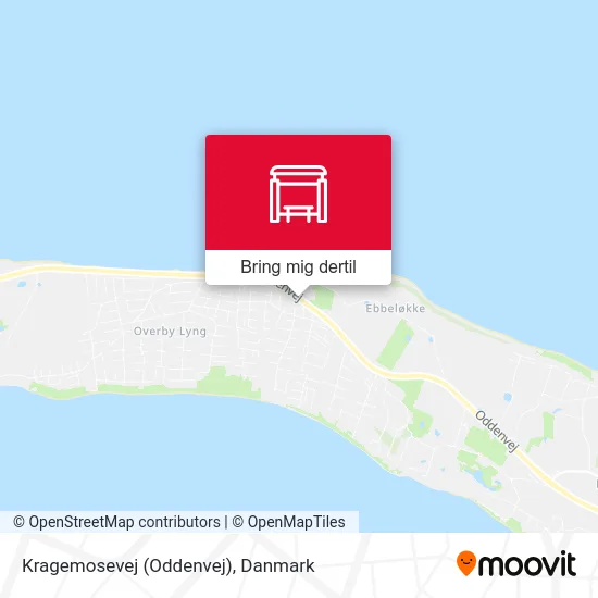 Kragemosevej (Oddenvej) kort