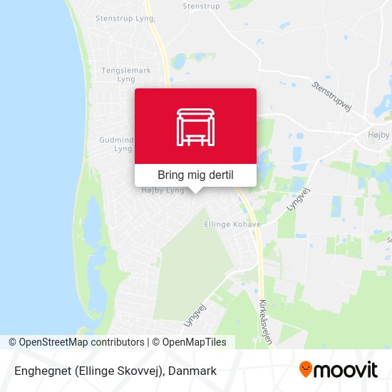 Enghegnet (Ellinge Skovvej) kort