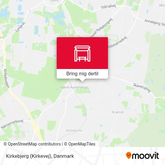 Kirkebjerg (Kirkevej) kort