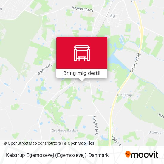 Kelstrup Egemosevej kort