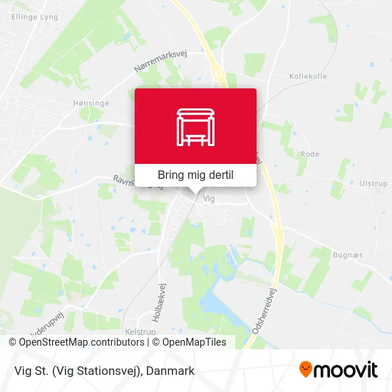 Vig St. (Vig Stationsvej) kort