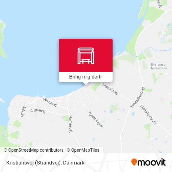 Kristiansvej (Strandvej) kort