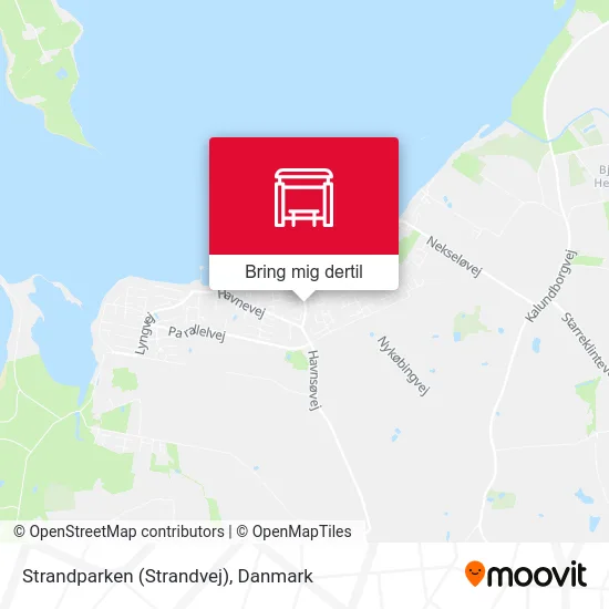 Strandparken (Strandvej) kort