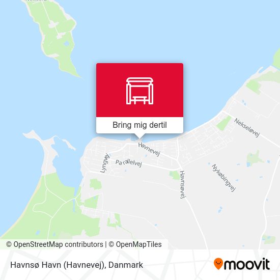 Havnsø Havn (Havnevej) kort