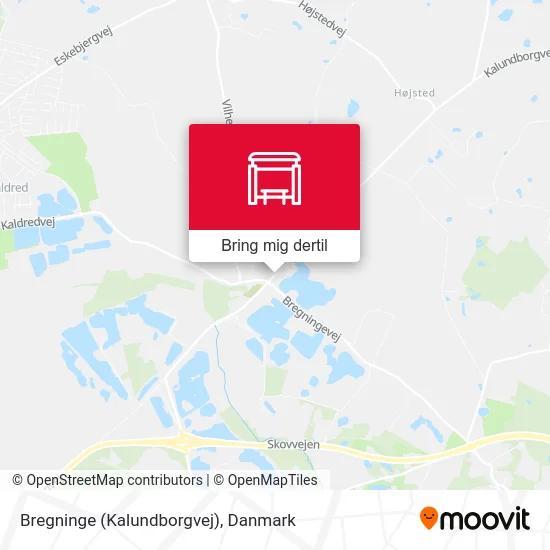 Bregninge (Kalundborgvej) kort