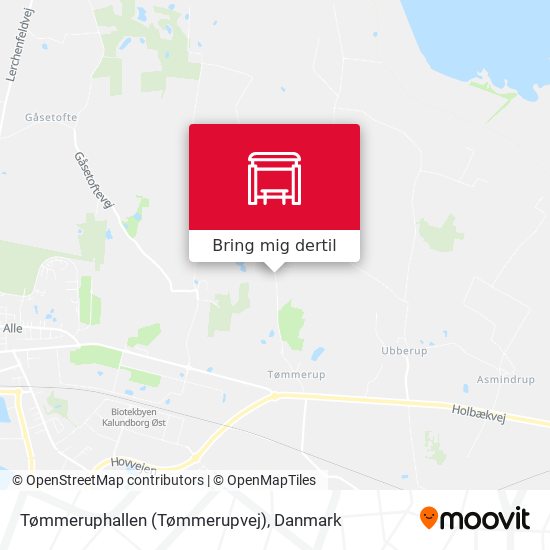 Tømmeruphallen (Tømmerupvej) kort