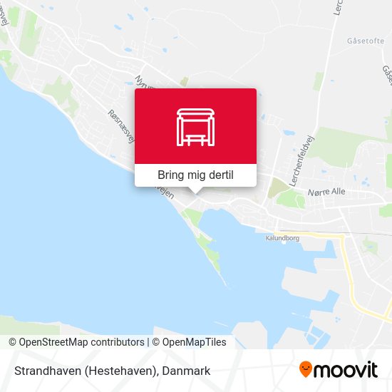 Strandhaven (Hestehaven) kort