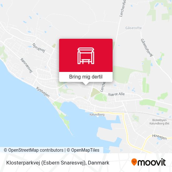 Klosterparkvej (Esbern Snaresvej) kort