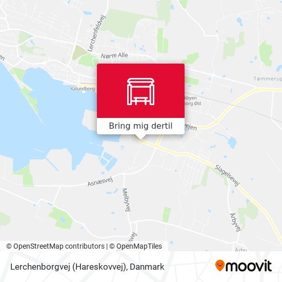 Lerchenborgvej (Hareskovvej) kort