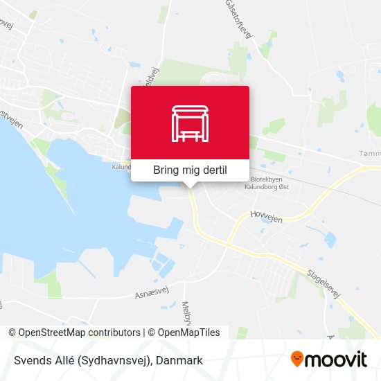Svends Allé (Sydhavnsvej) kort