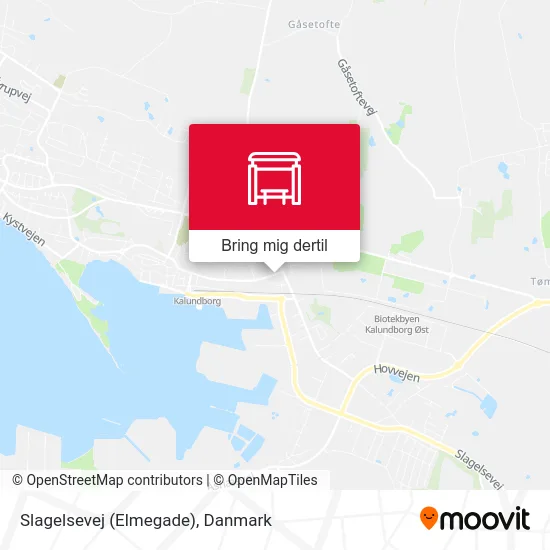 Slagelsevej (Elmegade) kort