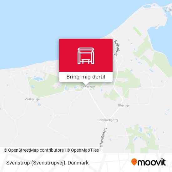 Svenstrup (Svenstrupvej) kort