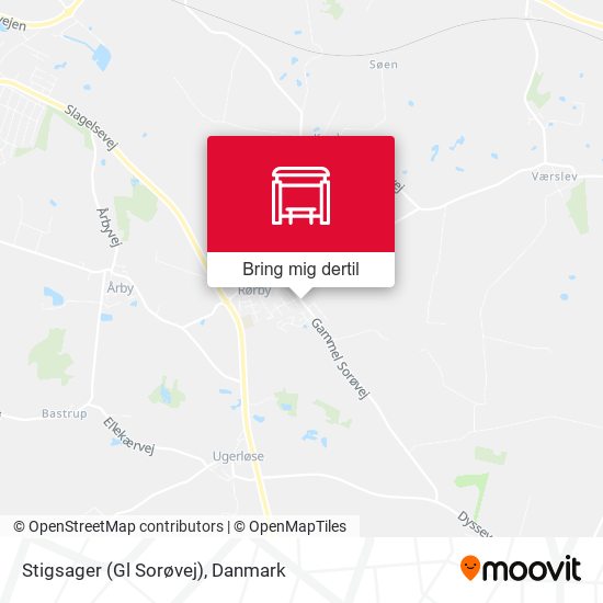 Stigsager (Gl Sorøvej) kort