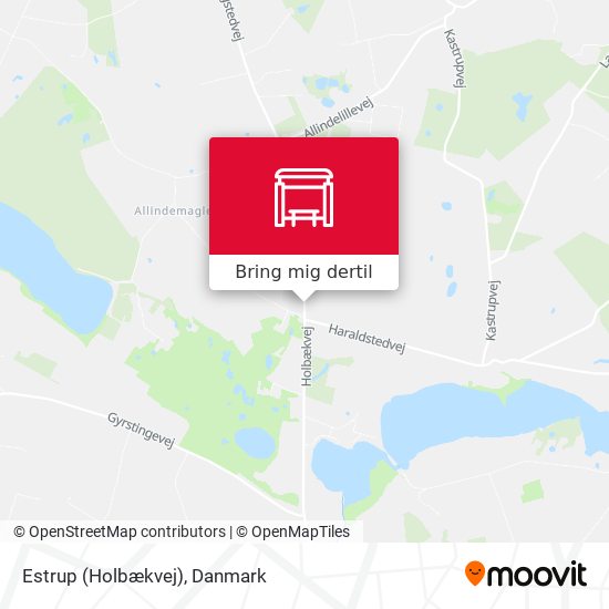 Estrup (Holbækvej) kort