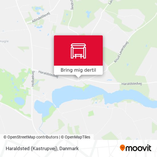Haraldsted (Kastrupvej) kort
