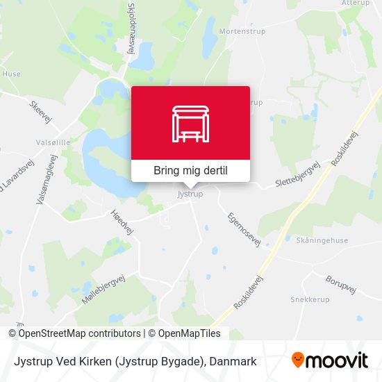 Jystrup Ved Kirken (Jystrup Bygade) kort