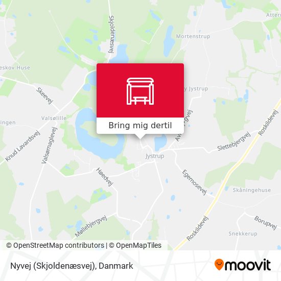 Nyvej (Skjoldenæsvej) kort