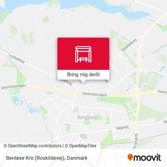 Benløse Kro (Roskildevej) kort