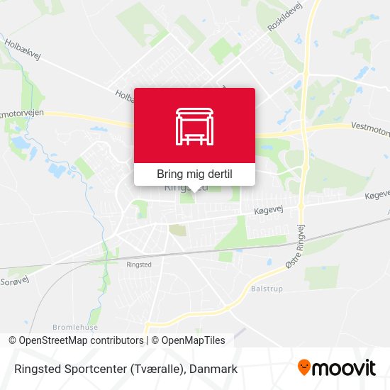 Ringsted Sportcenter (Tværalle) kort