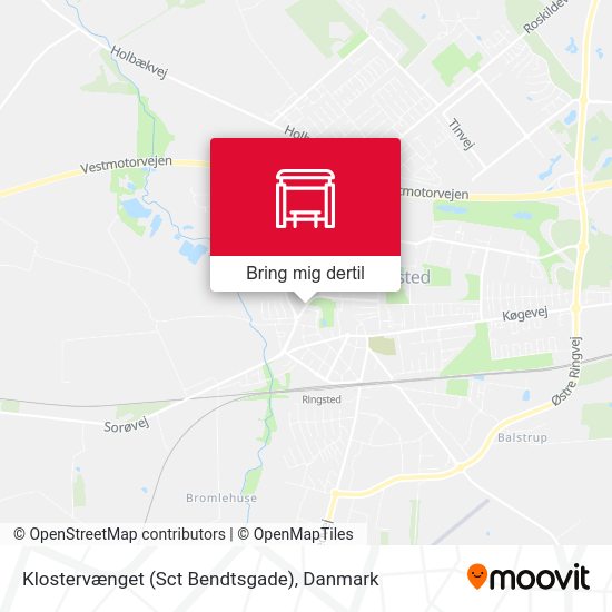 Klostervænget (Sct Bendtsgade) kort