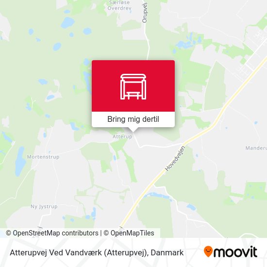 Atterupvej Ved Vandværk kort
