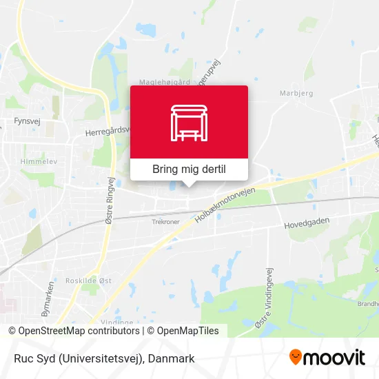 Ruc Syd (Universitetsvej) kort