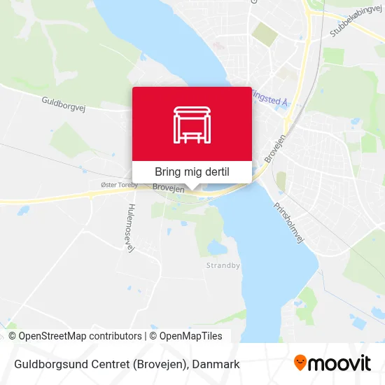 Guldborgsund Centret (Brovejen) kort
