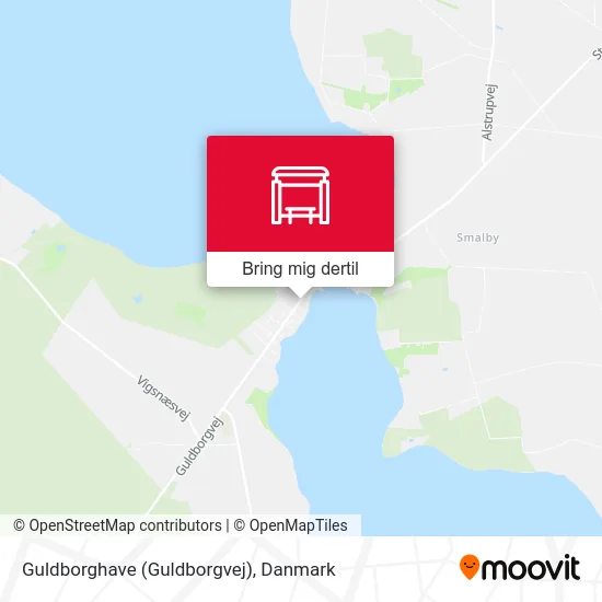 Guldborghave (Guldborgvej) kort