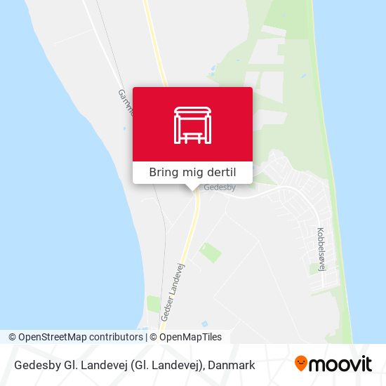 Gedesby Gl. Landevej kort