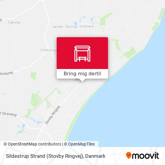 Sildestrup Strand (Stovby Ringvej) kort